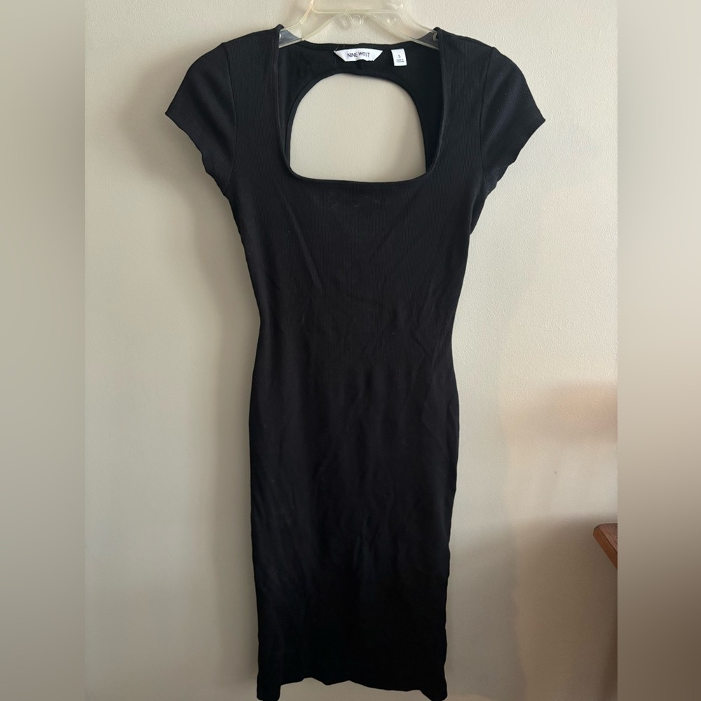 Nine West Black Backless Dress